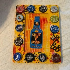 Shut up & Drink Classic New Orleans Louisiana Outsider Folk Art by DR. BOB